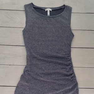 Leith Gray Cotton/Polyester Sheath Dress xs